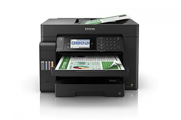Image of Epson EcoTank L15150 Print, Scan, Copy, Fax, ADF, Auto Duplex,WiFi,Network A3 Printer, Black, Medium