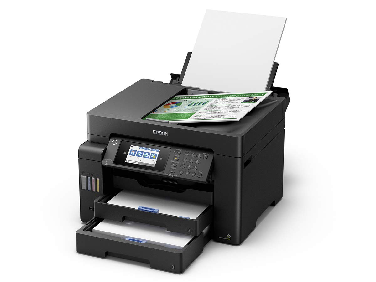 Epson EcoTank L15150 Print Scan Copy Fax ADF Auto DuplexWiFiNetwork A3 Printer Black Medium