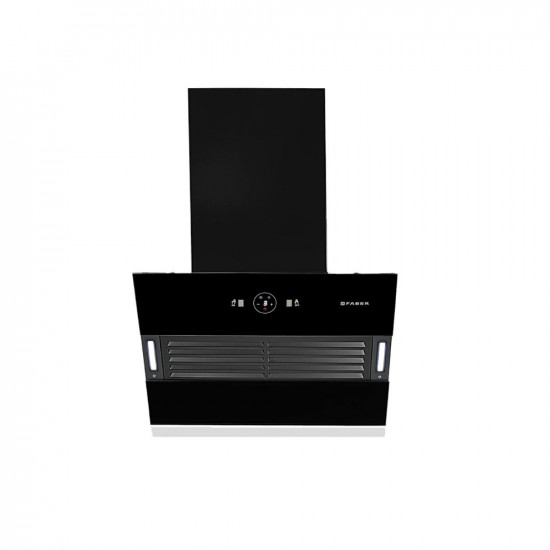 Faber 60 cm 1200 m3hr Slant Filterless Auto Clean Chimney 12Yr Warranty on Motor2Yr Comprehensive Italian Design HOOD VERTIGO FL SC AC BK 60 Touch Gesture Control Black