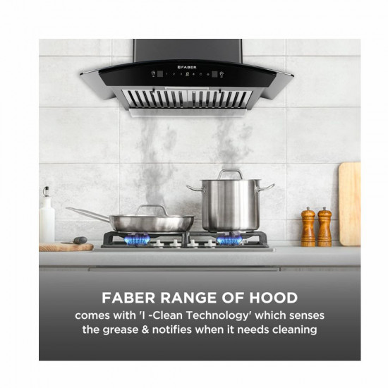 Faber 60 cm 1500 m hr Autoclean Kitchen Chimney