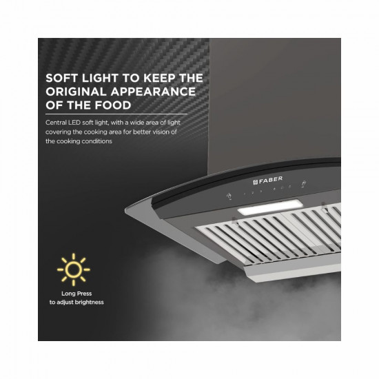 Faber 60 cm 1500 m hr Autoclean Kitchen Chimney