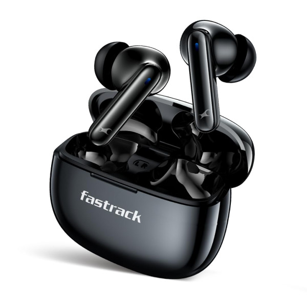 Image of Fastrack Fpods Fx101|Bt5.4 TWS Earbuds, 40Hrs Playtime, Quad Mic Enc for Crystal Clear Calls, in Ear, Low Latency Gaming Mode Upto 50Ms,Nitrofast Charge