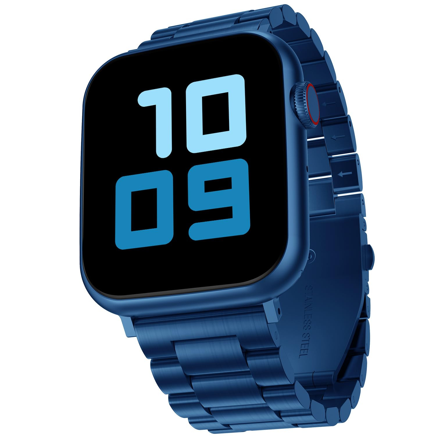 Fire-Boltt Lumos Stainless Steel Luxury Smart Watch with 191 Large Display Bluetooth Calling Voice Assistant 100 Sports Modes