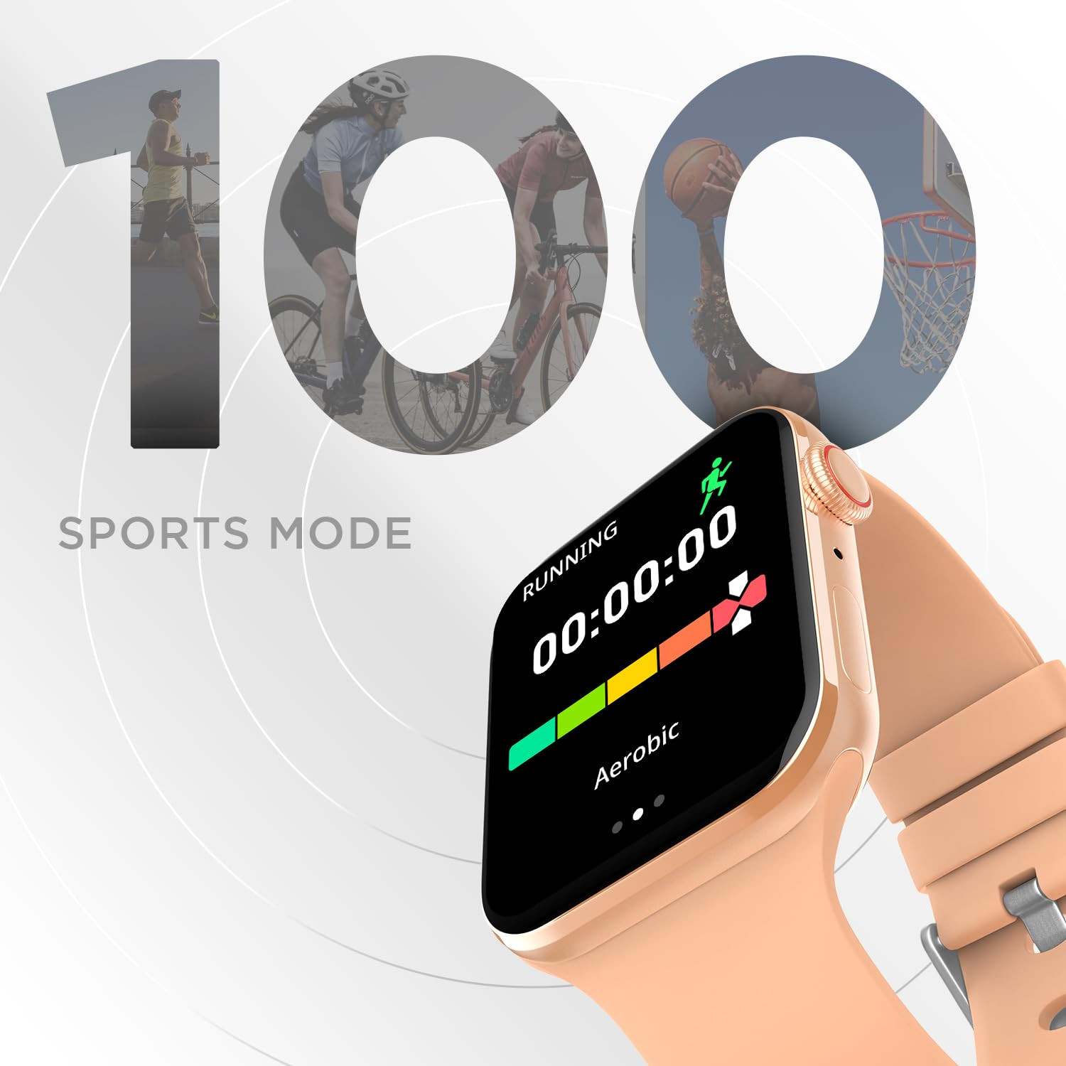 Fire-Boltt Visionary 178 AMOLED Bluetooth Calling Smartwatch with 368  448 Pixel Resolution Rotating Crown  60Hz Refresh Rate 100 Sports Mode TWS Connection Voice Assistance Gold