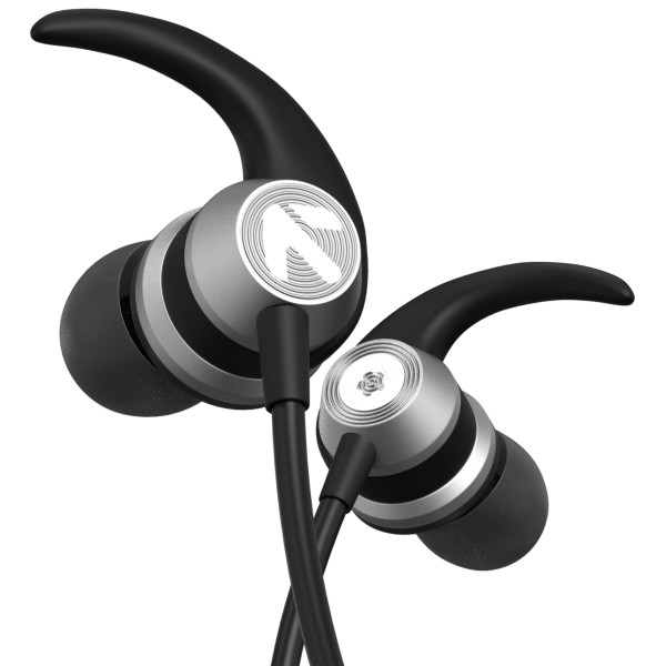 Image of GOBOULT BassBuds X1 in-Ear Wired Earphones with 10mm Extra Bass Driver and HD Sound with mic (Black)