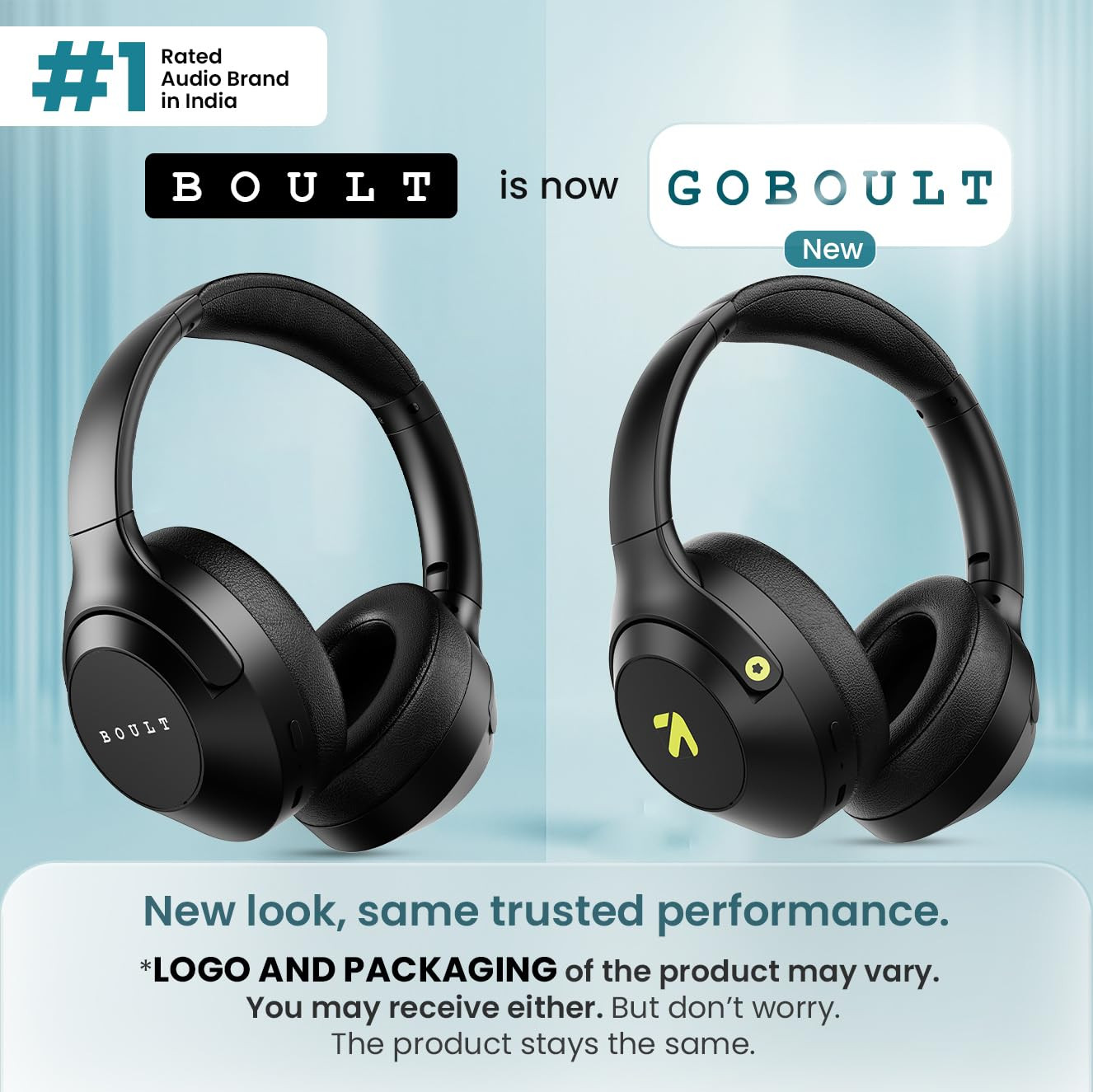 GOBOULT Flex On Ear Bluetooth Headphones with 80H Playtime 40mm Bass Drivers Zen ENC Mic Type-C Fast Charging Bluetooth 54 AUX Option 60ms Low Latency IPX5 Wireless Headphone Jet Black