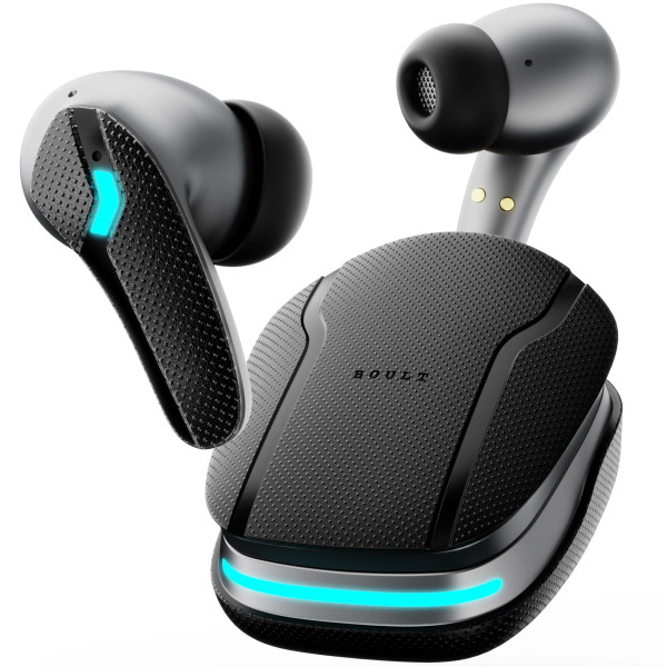 Image of GOBOULT Newly Launched Astra Neo Bluetooth Earbuds with 70H Playtime, 40mm Bass Drivers, Zen™ ENC Mic, Type-C Fast Charging, 4 EQ Modes, Bluetooth, IPX5 Wireless Earbuds Black