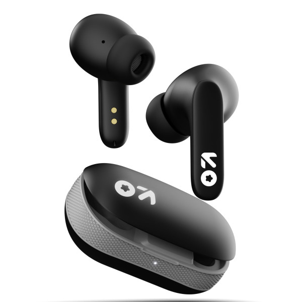 Image of GOBOULT Z20 Truly Wireless Bluetooth Ear Buds with 51H Playtime, Zen™ Calling ENC Mic, Made in India, Low Latency Gaming, Touch Controls, Rich Bass Drivers, TWS Earbuds Bluetooth Wireless (Jet Black)