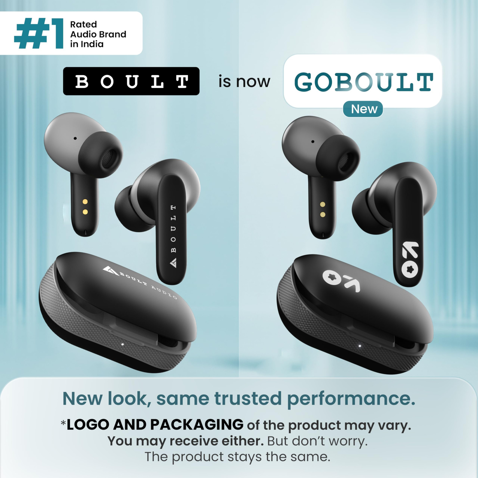 GOBOULT Z20 Truly Wireless Bluetooth Ear Buds with 51H Playtime Zen Calling ENC Mic Made in India Low Latency Gaming Touch Controls Rich Bass Drivers TWS Earbuds Bluetooth Wireless Jet Black