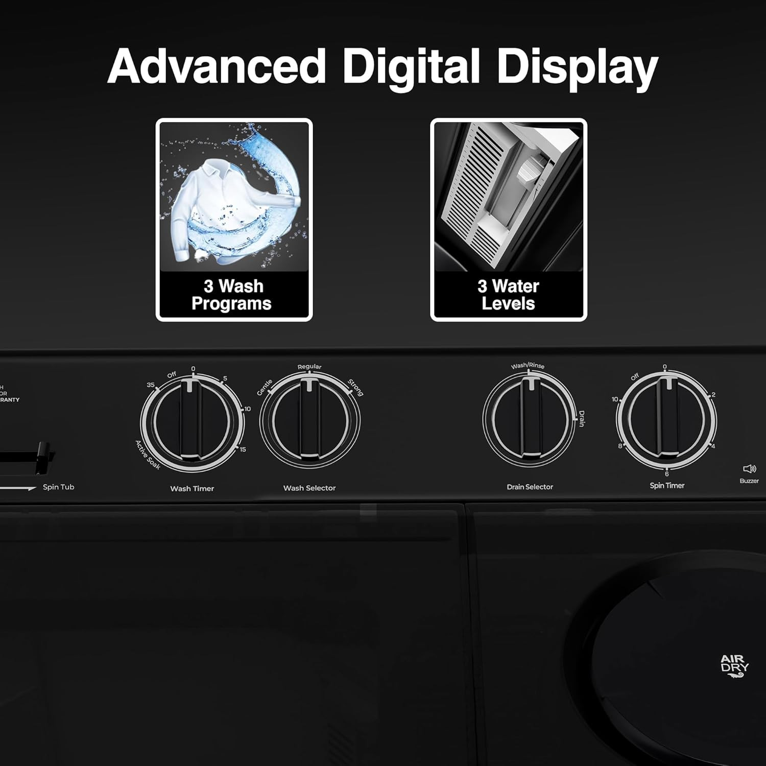 Godrej 10 Kg 5 Star With Roller Coaster Wash Technology Semi-Automatic Top Load Washing Machine WSEDGE NEO 100 50 PB3 SLGR Slate Grey