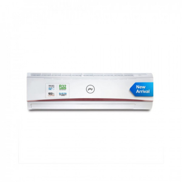 Image of Godrej 1.5 Ton 3 Star, 4-Way Air Swing, Fixed Speed Split AC (Copper, Anti-Dust Filter, 2023 Model, AC 1.5T SFC 18LTC3-WWR, White)