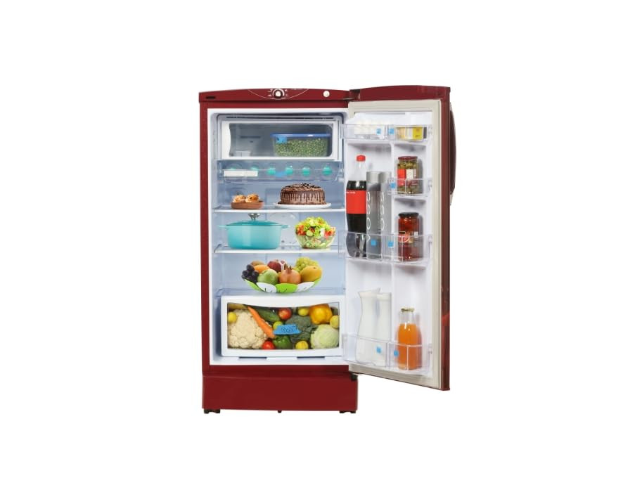 Godrej 180 L 1 Star Direct Cool Single Door Refrigerator RD EDGE 205A THF GN WN Garden Wine Largest Vegetable Storage 2023 Model 10 Year Compressor Warranty