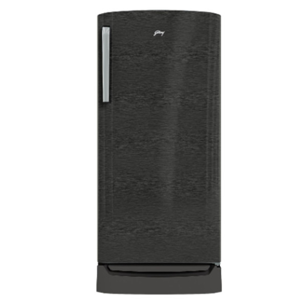 Image of Godrej 180 L 2 Star Direct Cool Turbo Cooling Technology With Upto 24 Days farm Freshness Single Door Refrigerator With Base Drawer (RD EMARVEL 207B TDF FS ST, Fossil Steel)