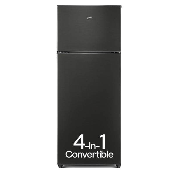 Image of Godrej 272 L 3 Star Convertible Technology, 30 days Farms Freshness Inverter Frost Free Double Door Refrigerator(2023 Model, RF EON 294C RCIT FS ST, Fossil Steel)