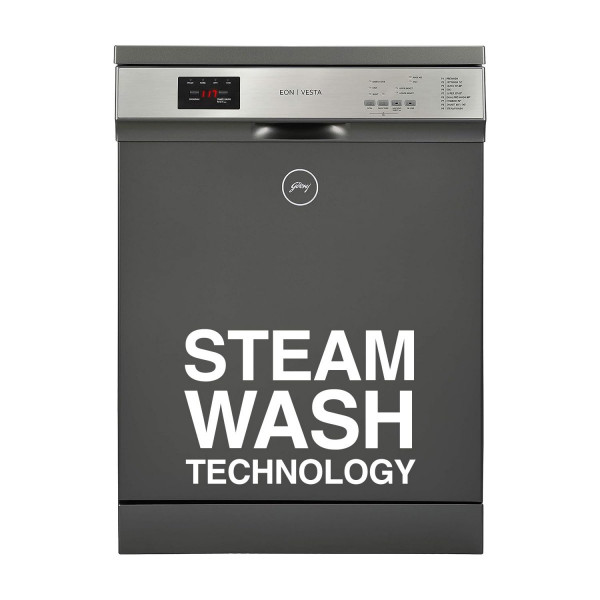 Image of Godrej Eon Dishwasher | Steam Wash Technology |13 place setting | Perfect for Indian Kitchen
