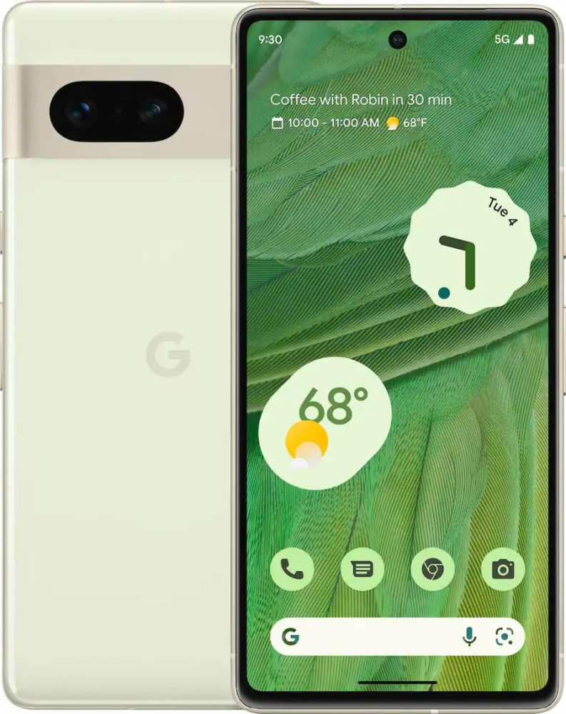 Image of Google Pixel 7 5G (Lemongrass, 8GB RAM, 128GB Storage)