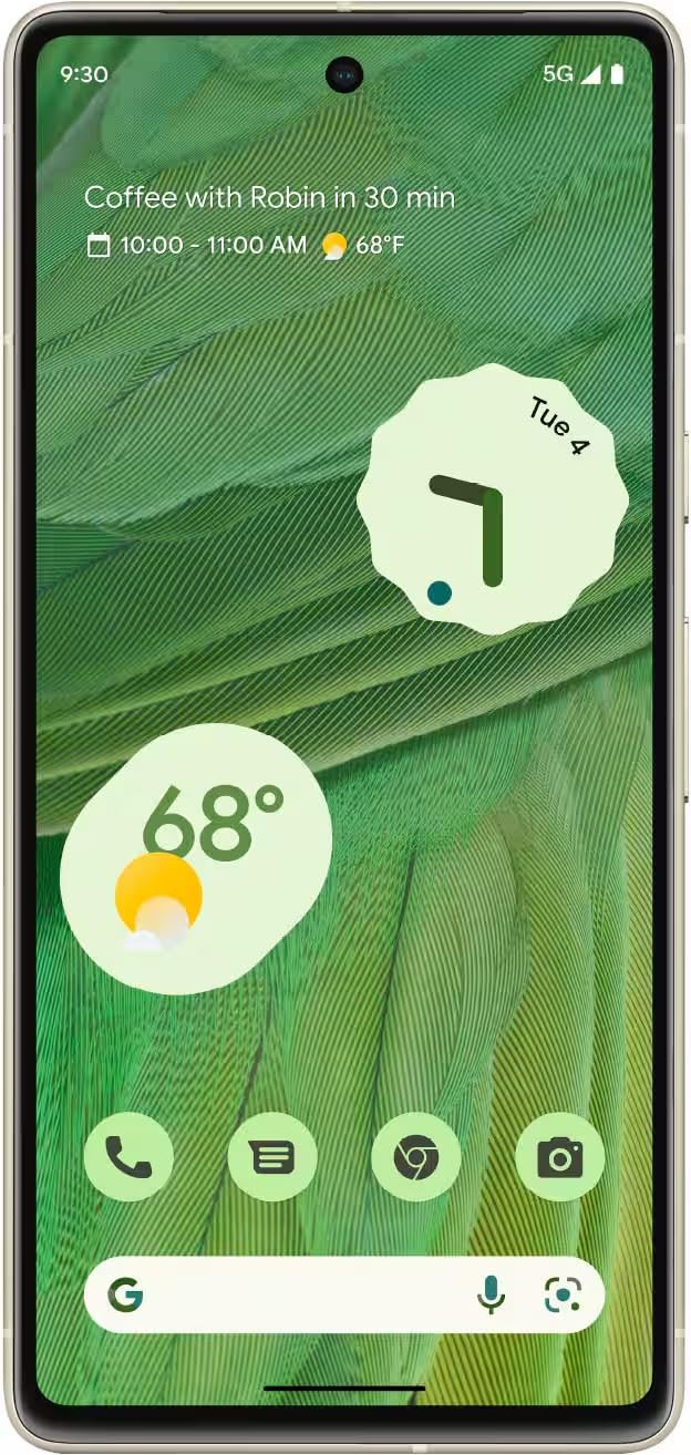 Google Pixel 7 5G Lemongrass 8GB RAM 128GB Storage