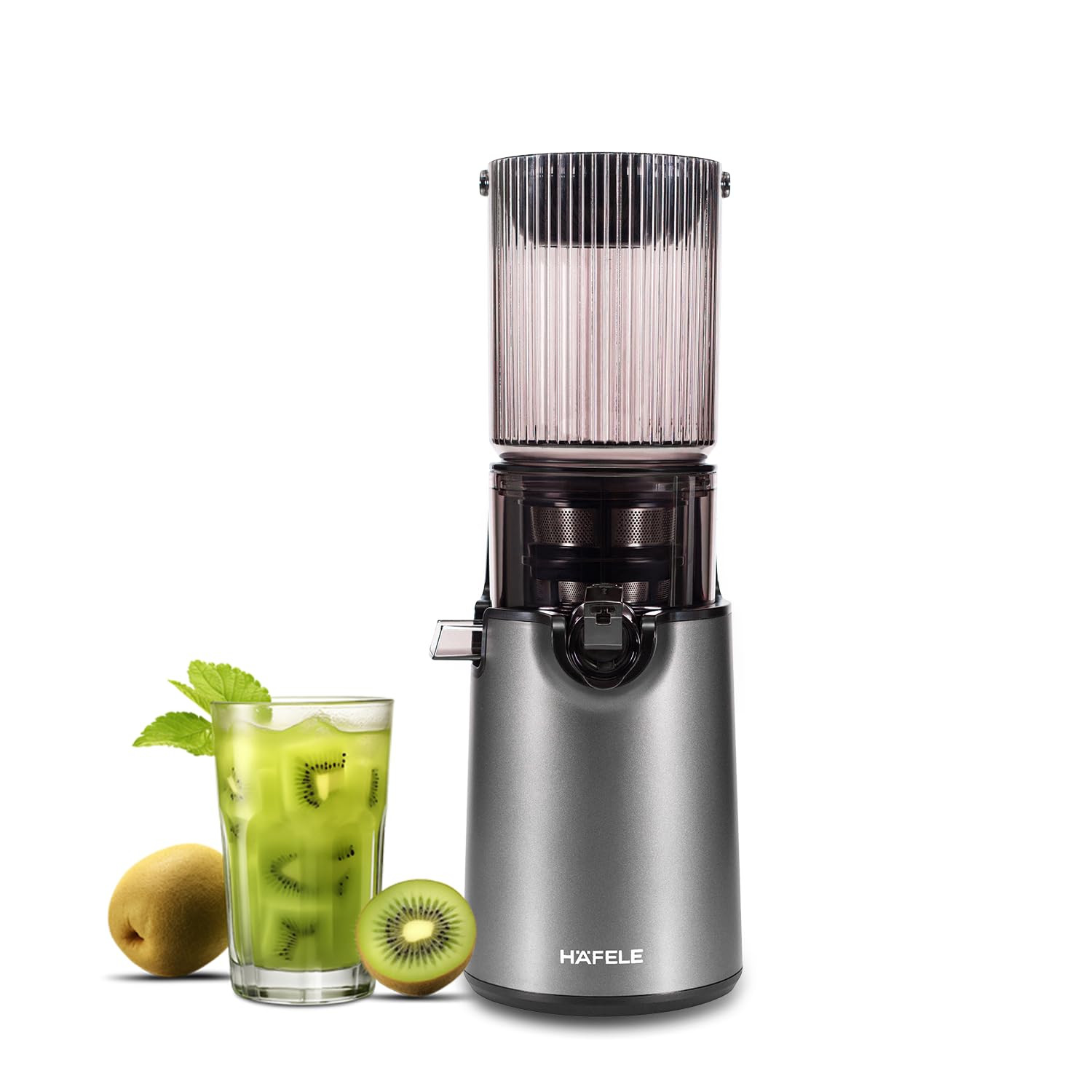 Hafele Magnus Prime Cold Press Juicer 100mm Wide Chute All-in-1 Fruit Vegetable Juicer 50RPM Speed for Max NutritionMaximum Extraction of Juice 250W