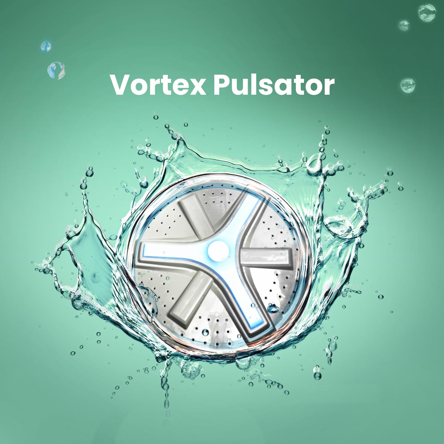 Haier 14 kg 5 Star Toughened Glass Aqua Storm Semi Automatic Top Load HTW140-178BKBlack