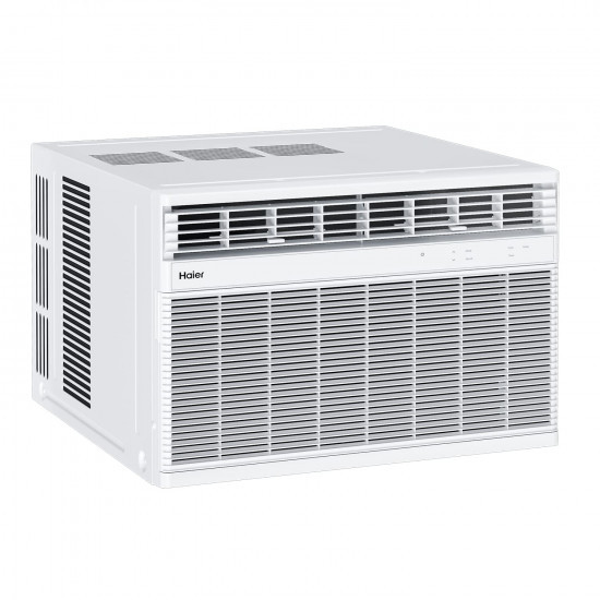 Haier 15 Ton 3 Star Fix Speed Top Flow Window AC Copper Jet Air Flow Anti Bacterial Filter Cools at 54C Temp Dynamic Cooling - HWU18TF-EW3BE-FS 2024 Model