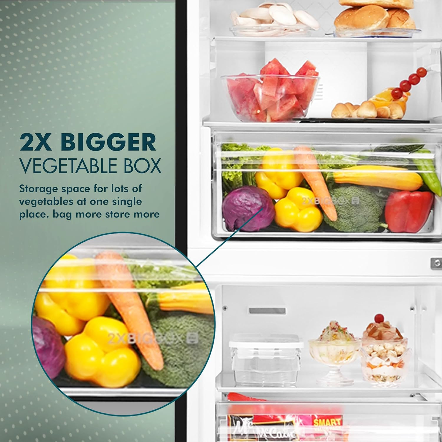 Haier 325 L 3 Star Convertible 14-in-1 Triple Inverter Fan Motor Technology with Display Frost Free Double Door Bottom Mount Refrigerator HEB-333DS-P Dazzle Steel 2024 Mode