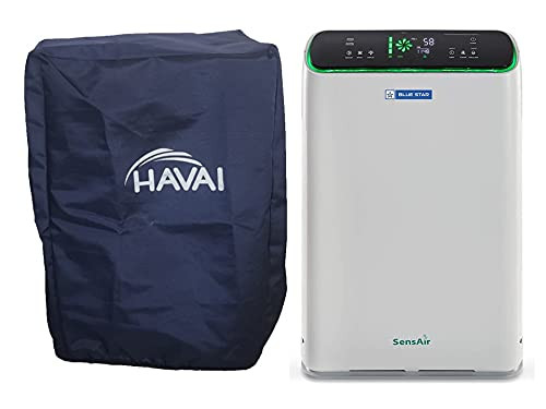 HAVAI Premium Cover for Blue Star BS-AP490LAN 915 CMH Air Purifier 100 Waterproof Size LXBXH cm  37 X 195 X 65