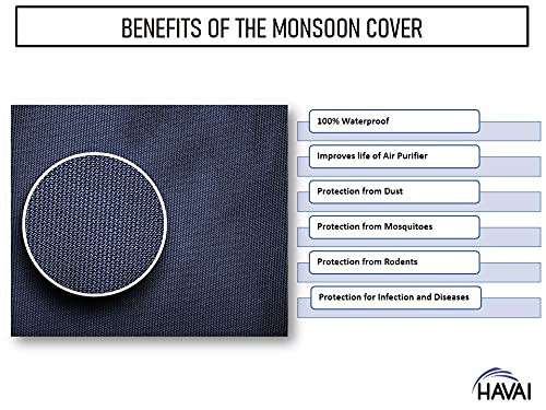 HAVAI Premium Cover for Honeywell Air Touch V3 Air Purifier 100 Waterproof Size LXBXH cm  34 X 19 X 48