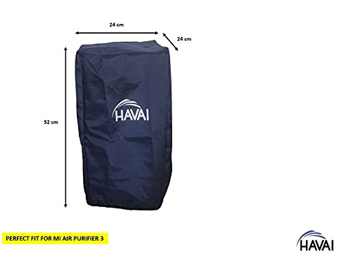 HAVAI Premium Cover for MI 3 Air Purifier 100 Waterproof Size LXBXH cm  24 X 24 X 52