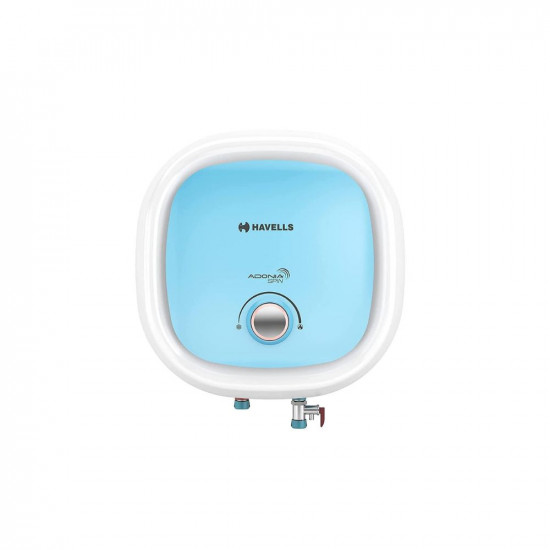 Havells Adonia Spin 10-Litre Vertical Storage Water Heater Geyser White Blue 5 Star