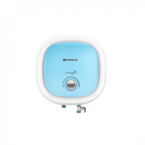 Image of Havells Adonia Spin 10-Litre Vertical Storage Water Heater (Geyser) White Blue 5 Star