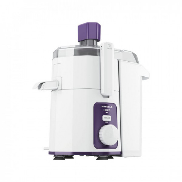Image of Havells Hexo 1000 watts juicer (White &amp; Purple) (GHFJMDJV100)