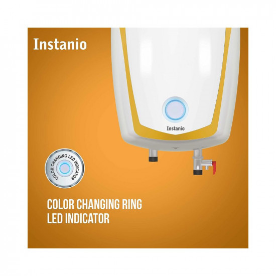 Havells Instanio 10 Litre Storage Water Heater White Mustard
