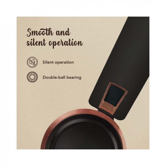 Hindware Snowcrest Admiro 1200mm Designer 3 Blade Ceiling Fan with Metallic Finish