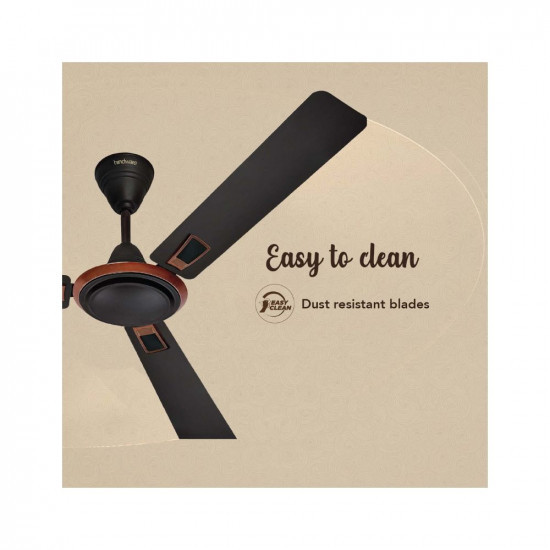 Hindware Snowcrest Admiro 1200mm Designer 3 Blade Ceiling Fan with Metallic Finish