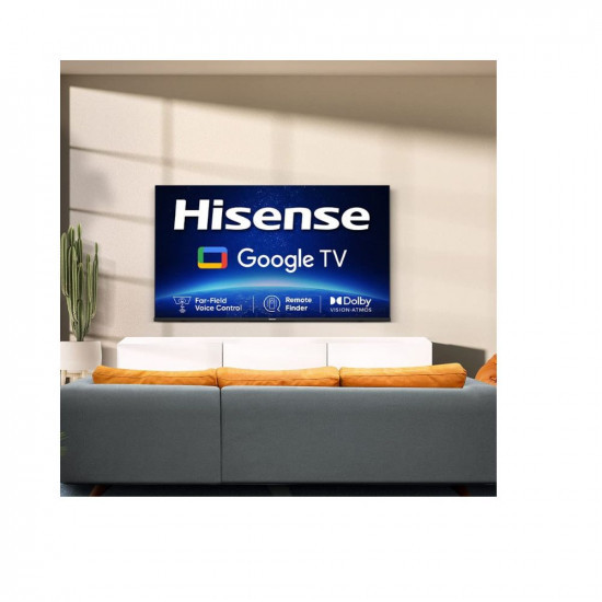 Hisense 108 cm 43 inches Bezelless Series 4K Ultra HD Smart LED Google TV 43A6H Black