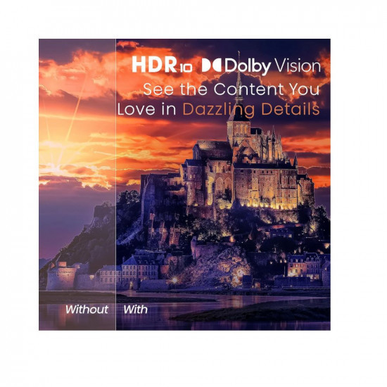 Hisense 126 cm 50 inches 4K Ultra HD Smart QLED TV 50E7K Black with 4 Year Comprehensive Warranty