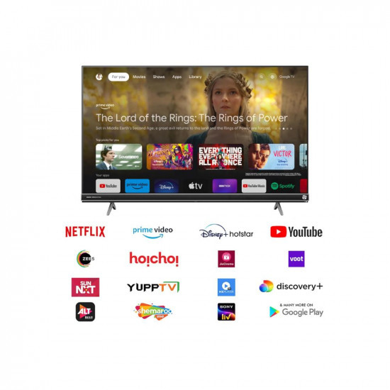 Hisense 139 cm 55 inches Tornado 30 Series 4K Ultra HD Smart LED Google TV 55A7K Black