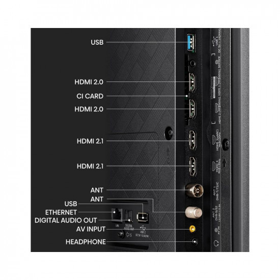 Hisense 164 cm 65 inches Tornado Series 4K Ultra HD Smart QLED TV 65E7K PRO Dark Grey HSR 240 Mode HRD 10 Game Mode Pro