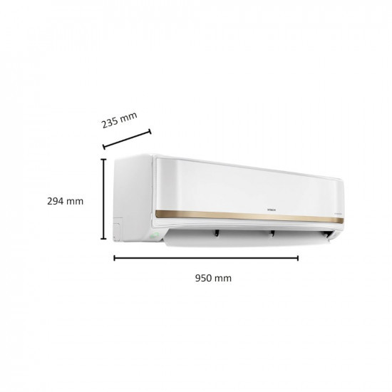 Hitachi 2 Ton Class 3 Star ice Clean Xpandable Plus Inverter Split AC 100 Copper Dust Filter 2023 Model iZen 3400FXL R32-RASG322PCAISF Dual Gold