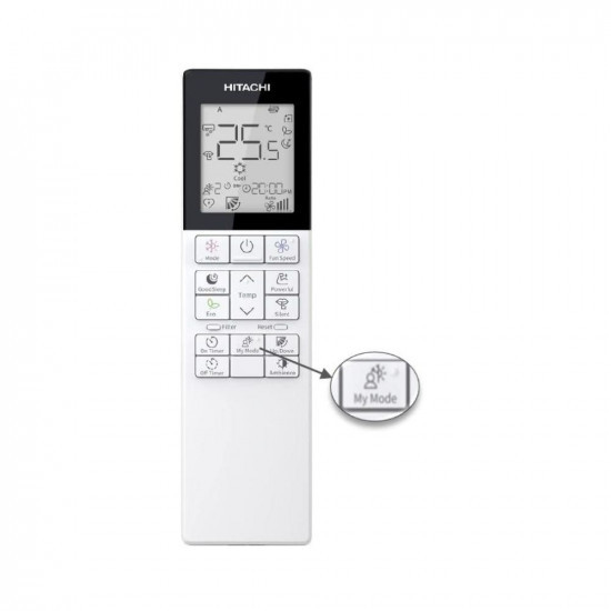 Hitachi 2 Ton Class 3 Star Long airthrow Fixed Speed Split AC 100 Copper Dust Filter 2022 Model Senpai 3200FL R32-RASB222PCAIBA White