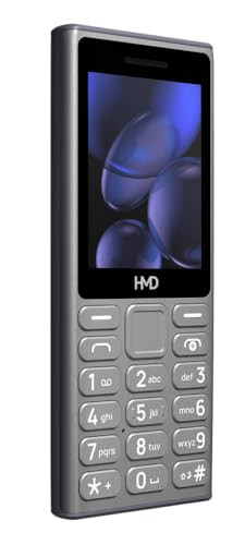 HMD 110 4G Keypad Phone with YouTube Built-in Scan  Pay UPI App Rear Camera Long-Lasting Battery Type - C Charging Wireless FM Radio  Titanium