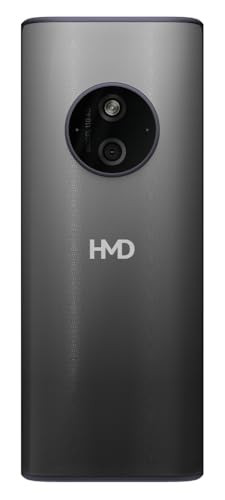 HMD 110 4G Keypad Phone with YouTube Built-in Scan  Pay UPI App Rear Camera Long-Lasting Battery Type - C Charging Wireless FM Radio  Titanium
