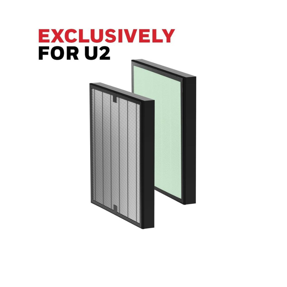 Honeywell Air Touch U2 Compound Anti-Bacterial with HEPA H13 Filter Removes 9999 Allergens Pollutants PM25 Dust Fibres and Pollens