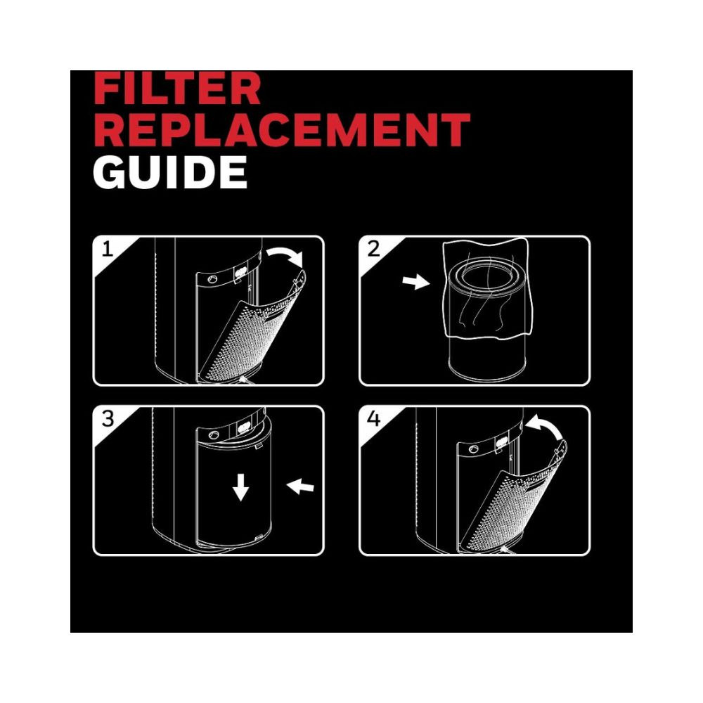 Honeywell Air Touch V3 Activated Carbon Filter Removes Formaldehyde VOCs Smoke Toxic Fumes and Odour