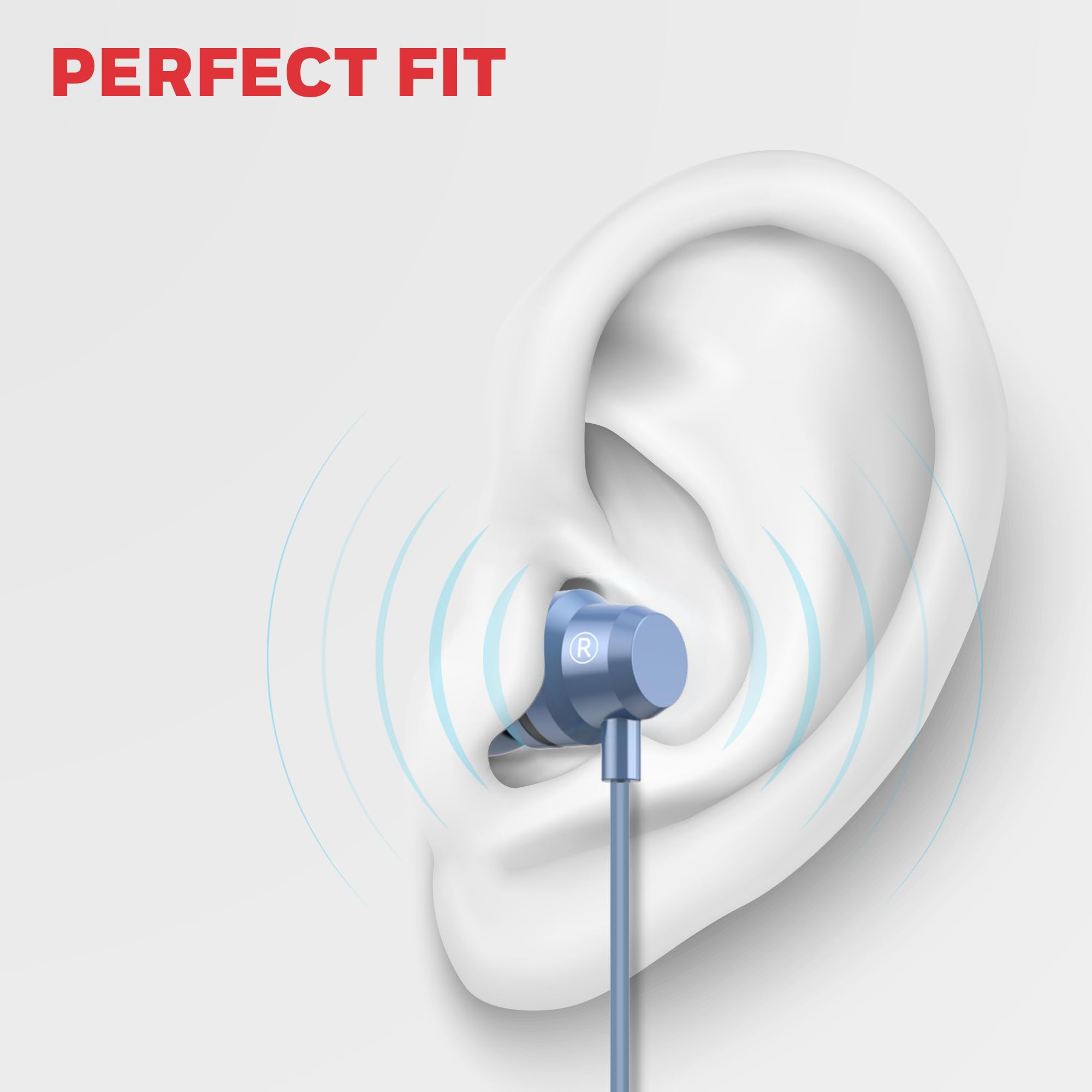 Honeywell Moxie V50 Wired Earphones with Built in Mic 10mm2 Drivers Passive Noise Cancellation Deep Bass Clear Sound Ultra HD Mic Quality 35mm AUX Voice Assistant Enabled 12 Mtr