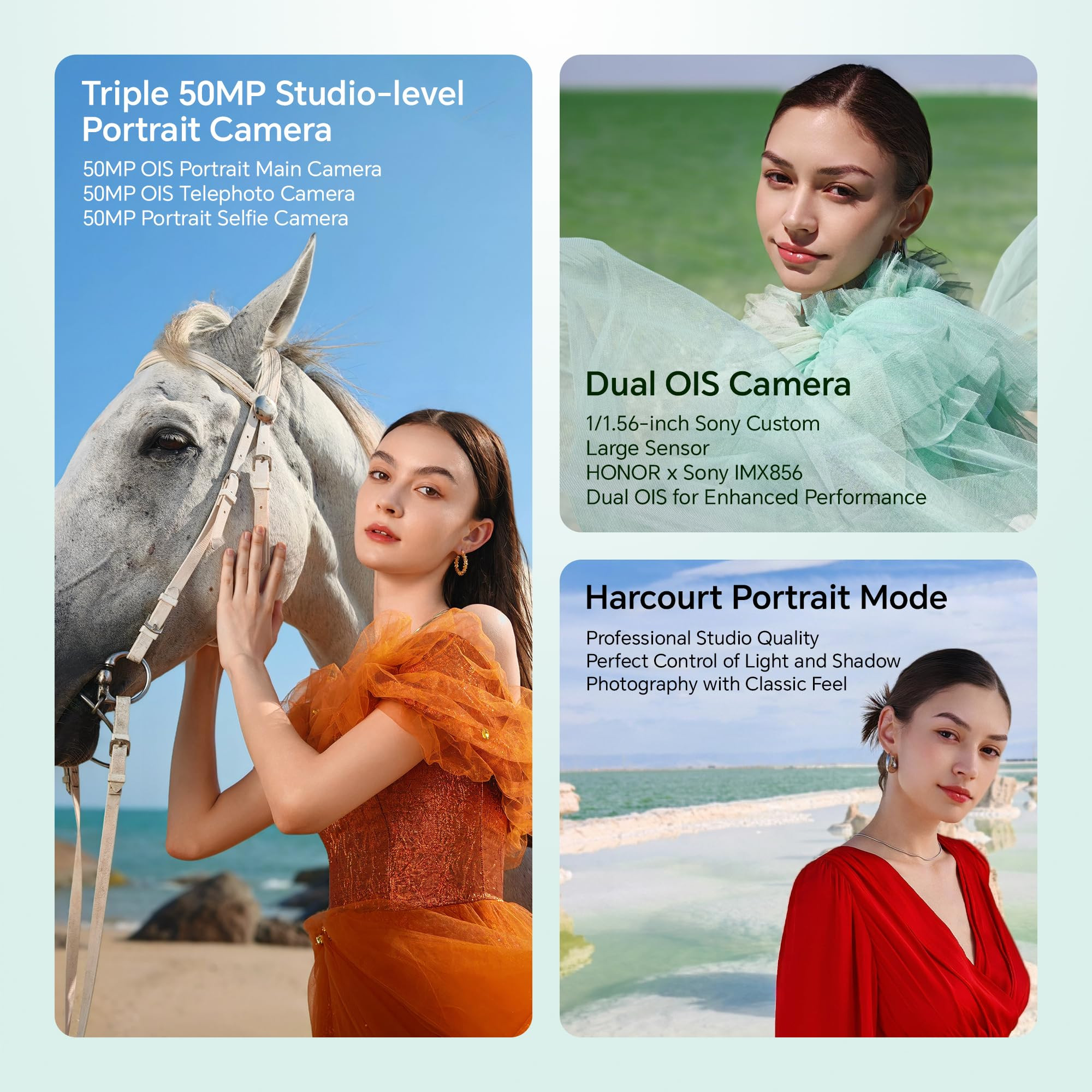 HONOR 200 5G Black 8GB 256GB Quad-Curved AMOLED Display Dual OIS Triple Camera - 50MP 50MP 12MP Camera 50MP Selfie Camera AI-Powered MagicOS 90 Without Charger