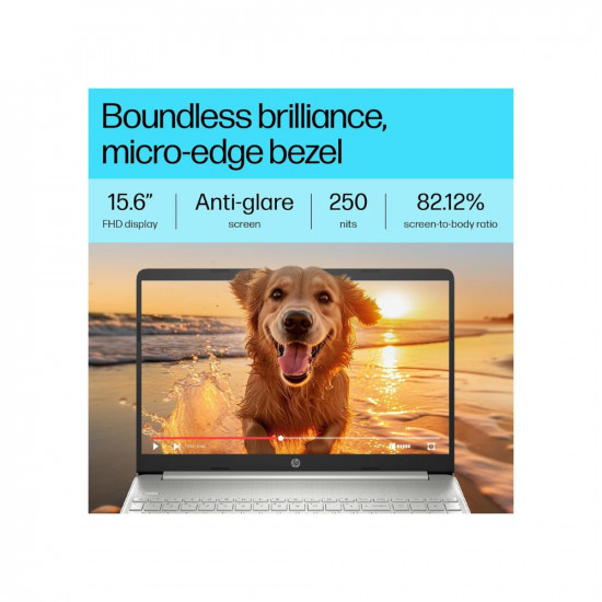 HP Laptop 15s 12th Gen Intel Core i3-1215U 156-inch 396 cm FHD 8GB DDR4 1TB SSD Intel UHD Graphics Thin Light Dual Speakers Win 11 MSO 2021 Silver 169 kg fy5005TU