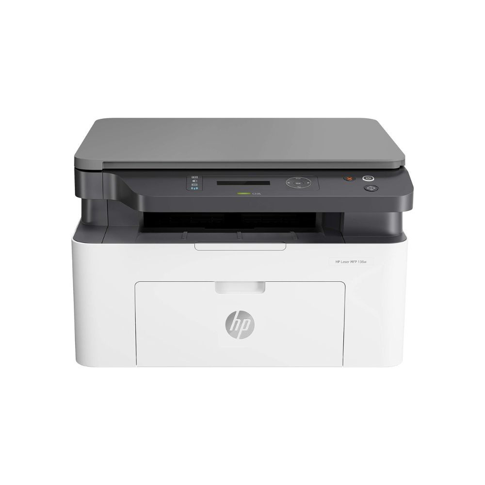 HP Laser 136w BW Printer with Wi-Fi Direct Print Copy Scan Perfect for Offices