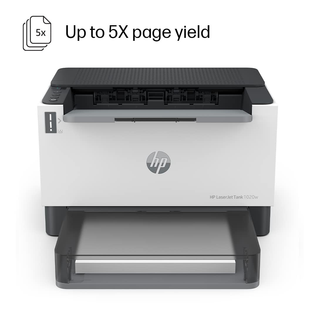 HP Laserjet Tank 1020w Printer Wireless Print Hi-Speed USB 20 Bluetooth LE Up to 22 ppm 150-sheet Input Tray