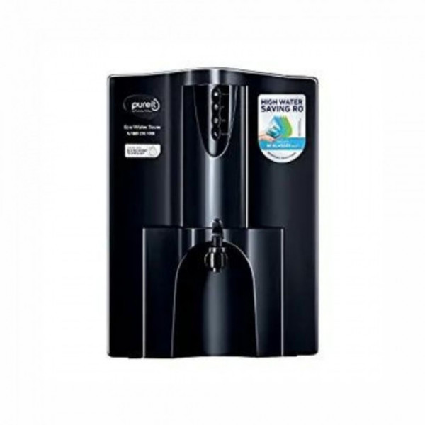 Image of HUL Pureit Eco Water Saver Mineral RO UV MF AS wall mounted Counter top Black 10L Water Purifier